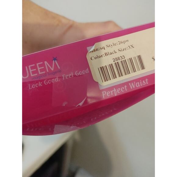 SQUEEM Perfect Waist Cincher Trainer 3X (Dress Size 18-20) Black - Picture 4 of 6